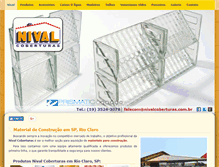 Tablet Screenshot of nivalcoberturas.com.br